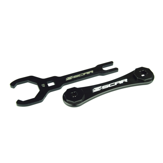 Clé de bouchon de fourche SCAR Kayaba Honda 450 CRF Yamaha YZ/YZF diamètre 49mm