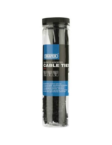 Colliers nylon DRAPER boite de 200 colliers