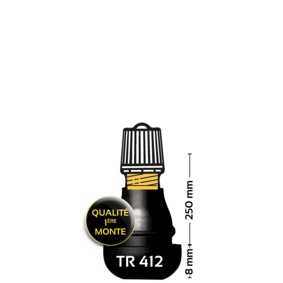 Valve tubeless TR412 (à l'unité)