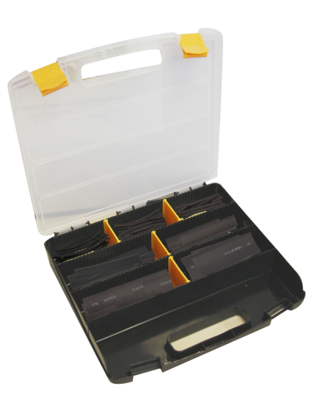 Coffret assortiment gaines thermoretractable diam 3 2mm à 24 5mm