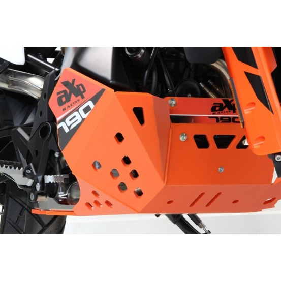 Sabot enduro AXP PHD 8mm KTM 790 adventure / R 2019-2022 Orange