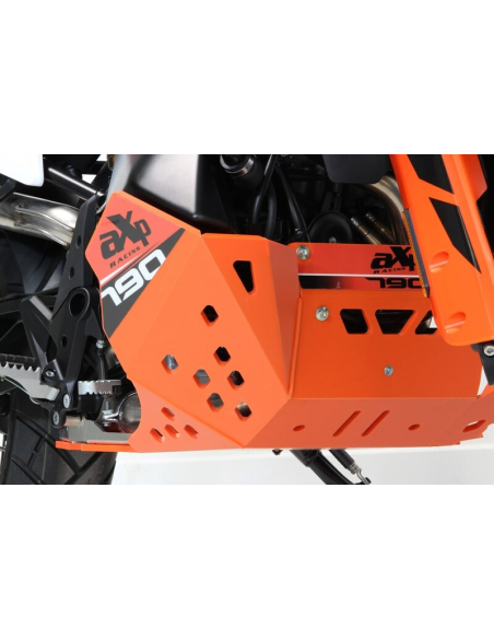 Sabot enduro AXP PHD 8mm KTM 790 adventure / R 2019-2022 Orange