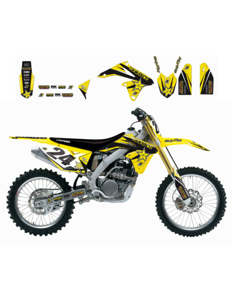 Kit déco Blackbird ROCKSTAR ENERGY SUZUKI RM125/250 01-08
