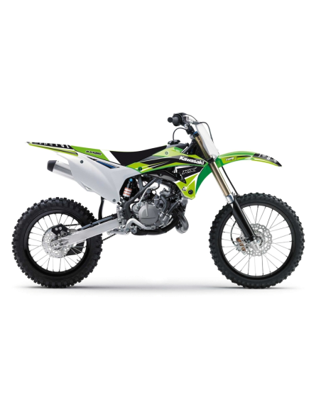 Kit déco + housse de selle BLACKBIRD Dream Graphic 4 Kawasaki 85 KX 2014-2019