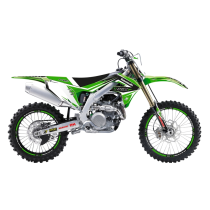 Kit déco + housse de selle BLACKBIRD Dream Graphic 4 Kawasaki 450 KXF 2019