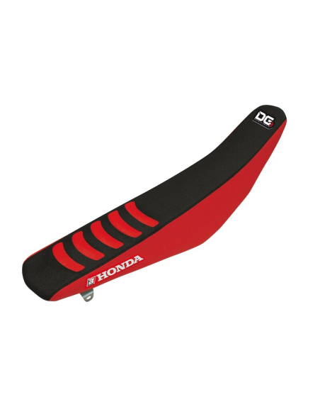 Housse de selle Blackbird Double grip 3 HONDA CR125R CR250R 02-07 NOIR ROUGE