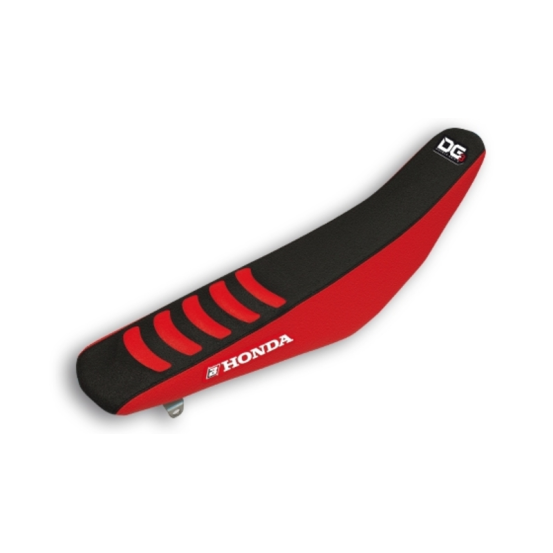 Housse de selle Blackbird Double grip 3 HONDA CRF250R 10-13/450R 09-12 NOIR/ROUGE