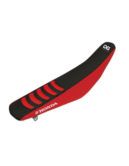 Housse de selle Blackbird Double grip 3 Honda CRF250R 14-16/450R 13-16 NOIR Rouge
