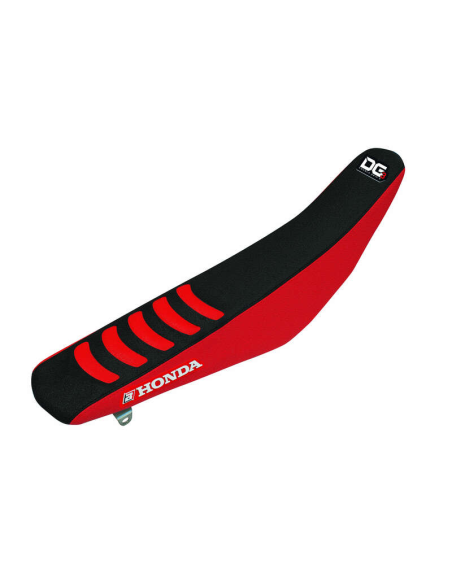 Housse de selle Blackbird Double grip 3 HONDA CRF450R/RX 17 NOIR/ROUGE