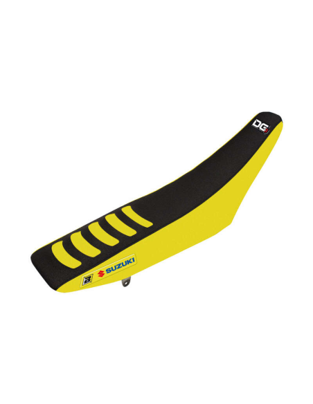 Housse de selle Blackbird Double grip 3 SUZUKI RM 85 02-17 JAUNE/NOIR