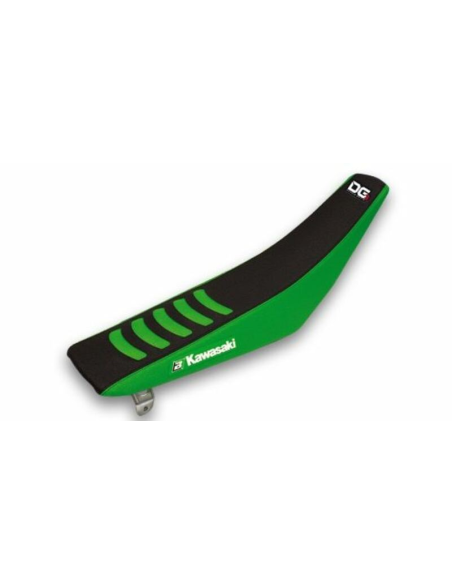 Housse de selle Blackbird Double grip 3 Kawasaki KX250F 09-12 KX450F 09-11 NOIR/VERT