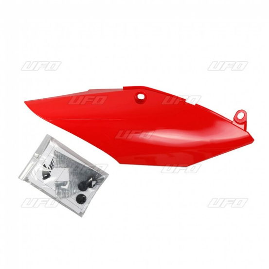 Plaque latérale simple silencieux - Rouge - UFO Honda 250 CRF-R 2018 / 450 CRF-R/X 2017-2018