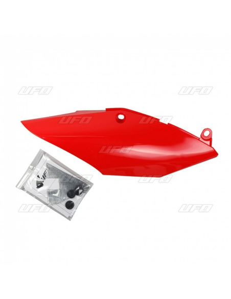 Plaque latérale simple silencieux - Rouge - UFO Honda 250 CRF-R 2018 / 450 CRF-R/X 2017-2018