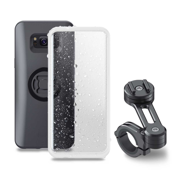 Pack complet support de téléphone SP-CONNECT moto - fixation sur guidon Samsung S8+