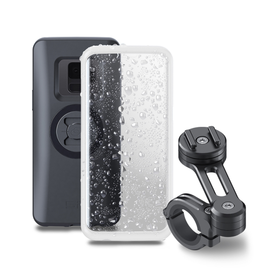 Pack complet support de téléphone SP-CONNECT moto - fixation sur guidon Samsung S9