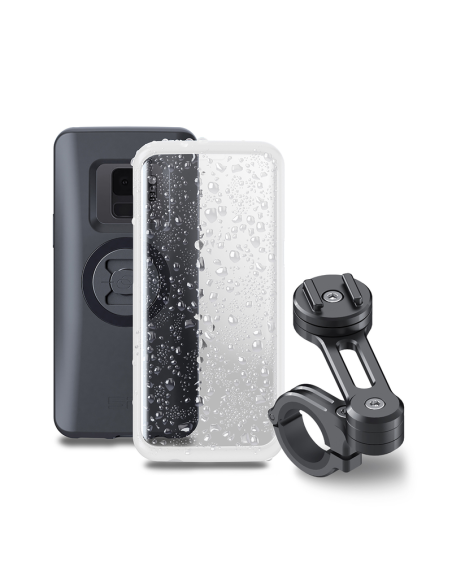 Pack complet support de téléphone SP-CONNECT moto - fixation sur guidon Samsung S9