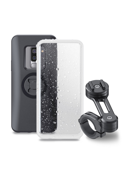 Pack complet support de téléphone SP-CONNECT moto - fixation sur guidon Samsung S9+