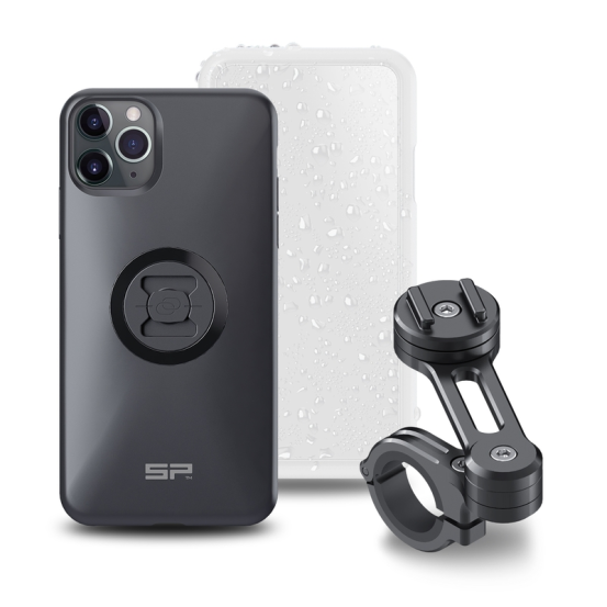 Pack complet support de téléphone SP-CONNECT moto - fixation sur guidon iPhone 11 Pro Max