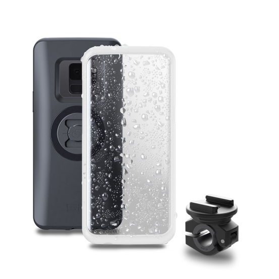 Pack complet support de téléphone SP-CONNECT moto-scooter - fixation sur rétroviseur Samsung S9 - S8