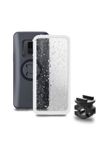 Pack complet support de téléphone SP-CONNECT moto-scooter - fixation sur rétroviseur Samsung S9 - S8