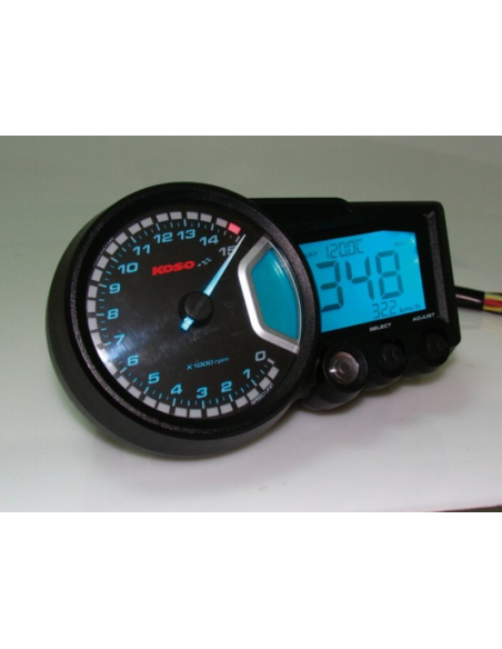 Compteur Digital Mutlifonctions KOSO RX2N GP Style Universel