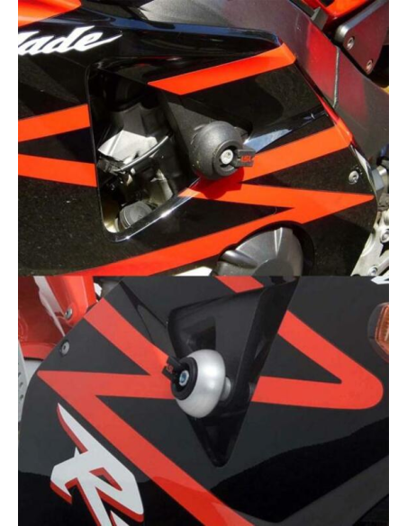 Kit de fixation Crash Pads LSL 900 CBR RR 2000-2004