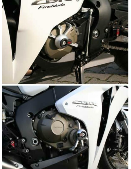 Kit de fixation Crash Pads LSL 1000 CBR RR 2008-2015