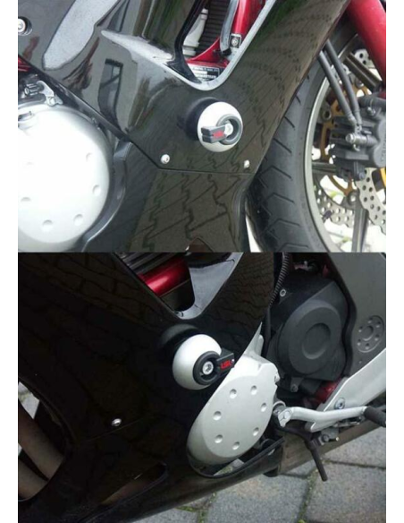 Kit de fixation Crash Pads LSL 650 ER6-F 2006-2008