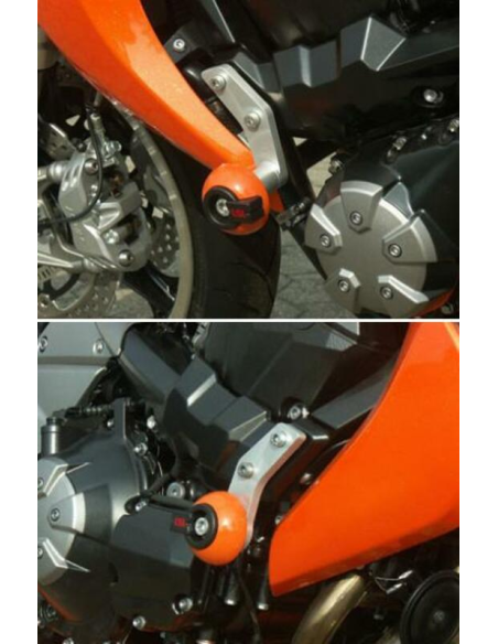 Kit de fixation Crash Pads LSL 750 Z 2007-2012 et 1000 Z 2007-2009