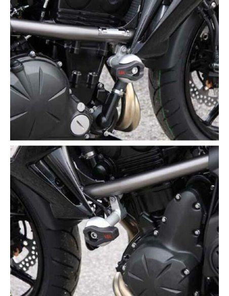 Kit de fixation Crash Pads LSL 650 ER6-N 2009-2011