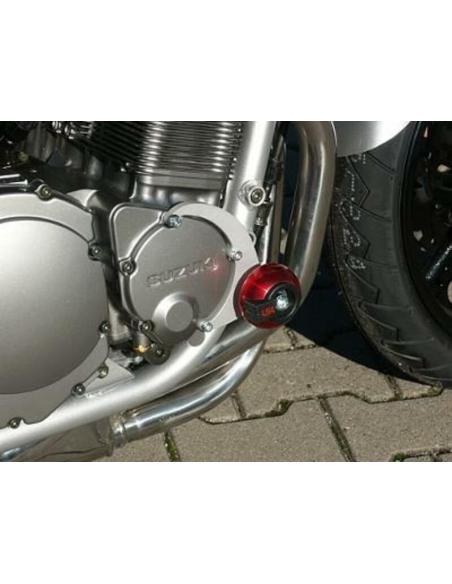 Kit de fixation Crash Pads LSL SUZUKI 600 à 1200cc avec platine de fixation