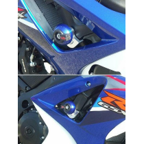 Kit de fixation Crash Pads LSL 1000 GSX-R 2007-2008 (avec platine de fixation)