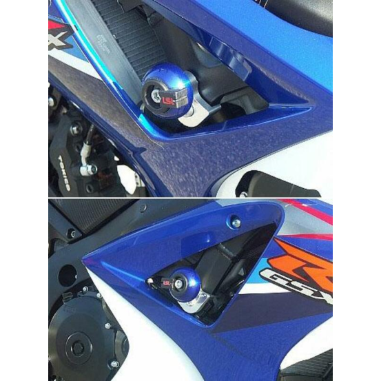 Kit de fixation Crash Pads LSL 1000 GSX-R 2007-2008 (avec platine de fixation)