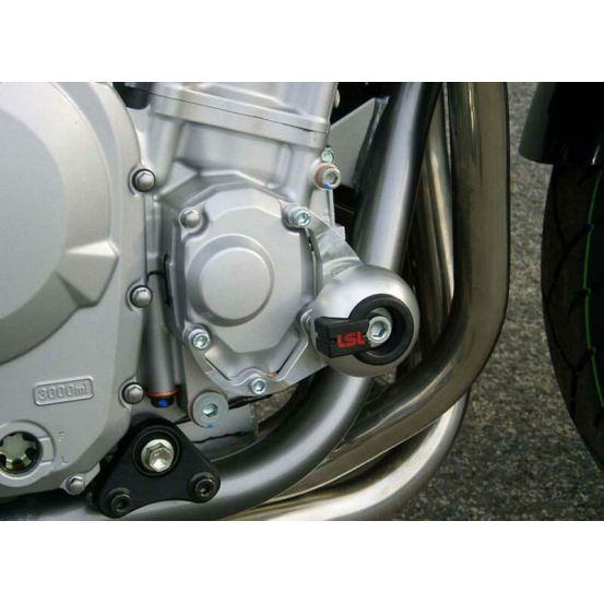 Kit de fixation Crash Pads LSL SUZUKI 650/1250cc 2007-2012 avec platine de fixation