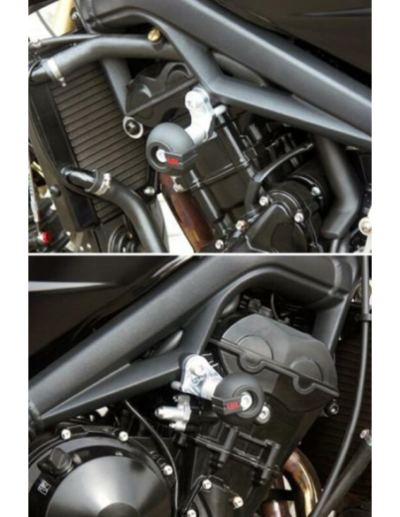 Kit de fixation Crash Pads LSL 675 Street Triple 2007-2012