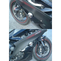 Kit de fixation Crash Pads LSL YZF-R6 2006-2007 avec platine de fixation
