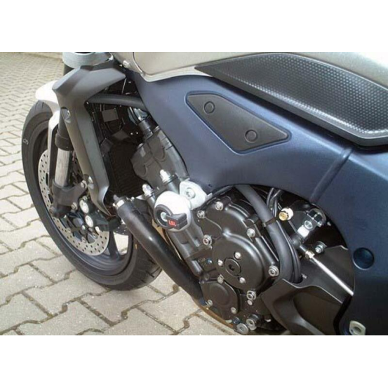 Kit de fixation Crash Pads LSL FZ8 Fazer 2010-2013 et FZ1, Fazer 2006-2013 avec platine de fixation