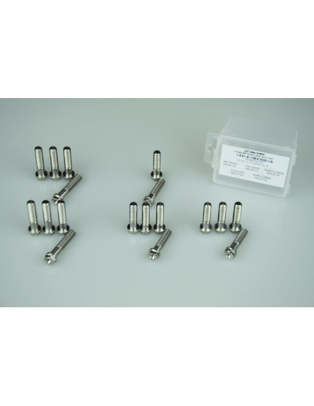 Kit 18 vis train avant titane SCAR Honda 125/250 CR 2002-2007