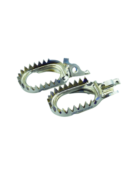 Repose pieds titane anti-boue SCAR Honda 125/250 CR 150/250/450 CRF-R