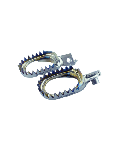 Repose pieds titane anti boue SCAR Suzuki 250 RMZ 2010-2020 450 RMZ 2008-2020