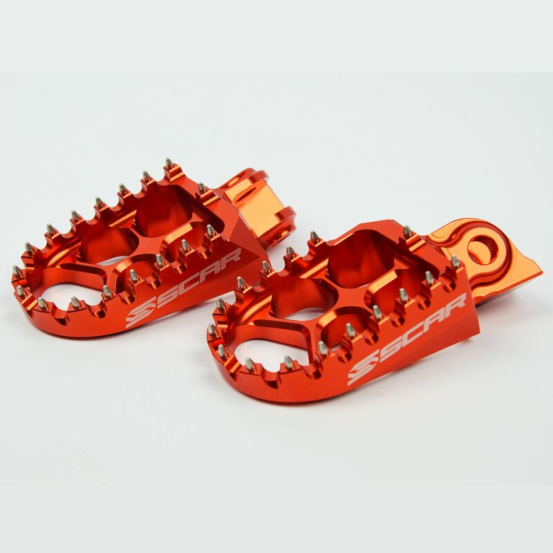 Repose pieds SCAR Standard Husqvarna 701 KTM 690 Orange