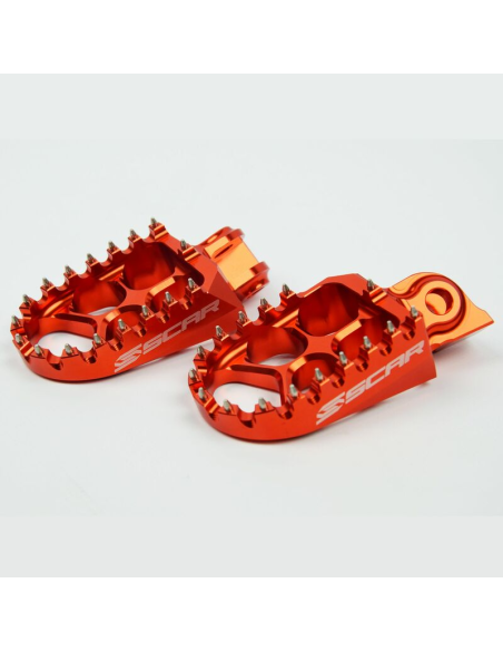 Repose pieds SCAR Standard Husqvarna 701 KTM 690 Orange