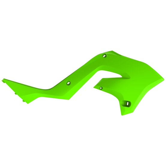 Ouies de radiateur - Vert - POLISPORT citron Kawasaki 125 250 KX 2003-2008