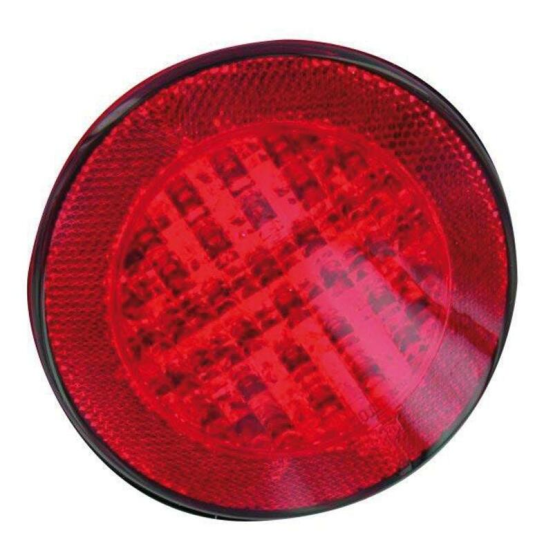 Catadioptres ronde rouge Ø55mm