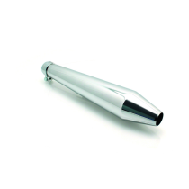 Silencieux universel non homologué V PARTS Vintage Series Peashooter Chromé