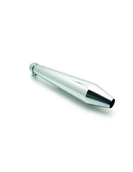 Silencieux universel non homologué V PARTS Vintage Series Peashooter Chromé