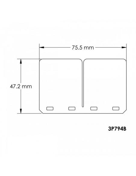 Clapets en carbone V Force 3 HONDA 500 CR 1986-2001