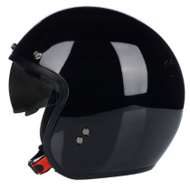 Casque Jet VITO Special Noir Brillant