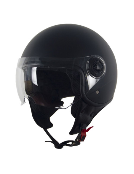 Casque Jet VITO Loreto Noir Mat