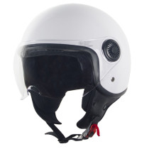 Casque Jet VITO Loreto Blanc Brillant